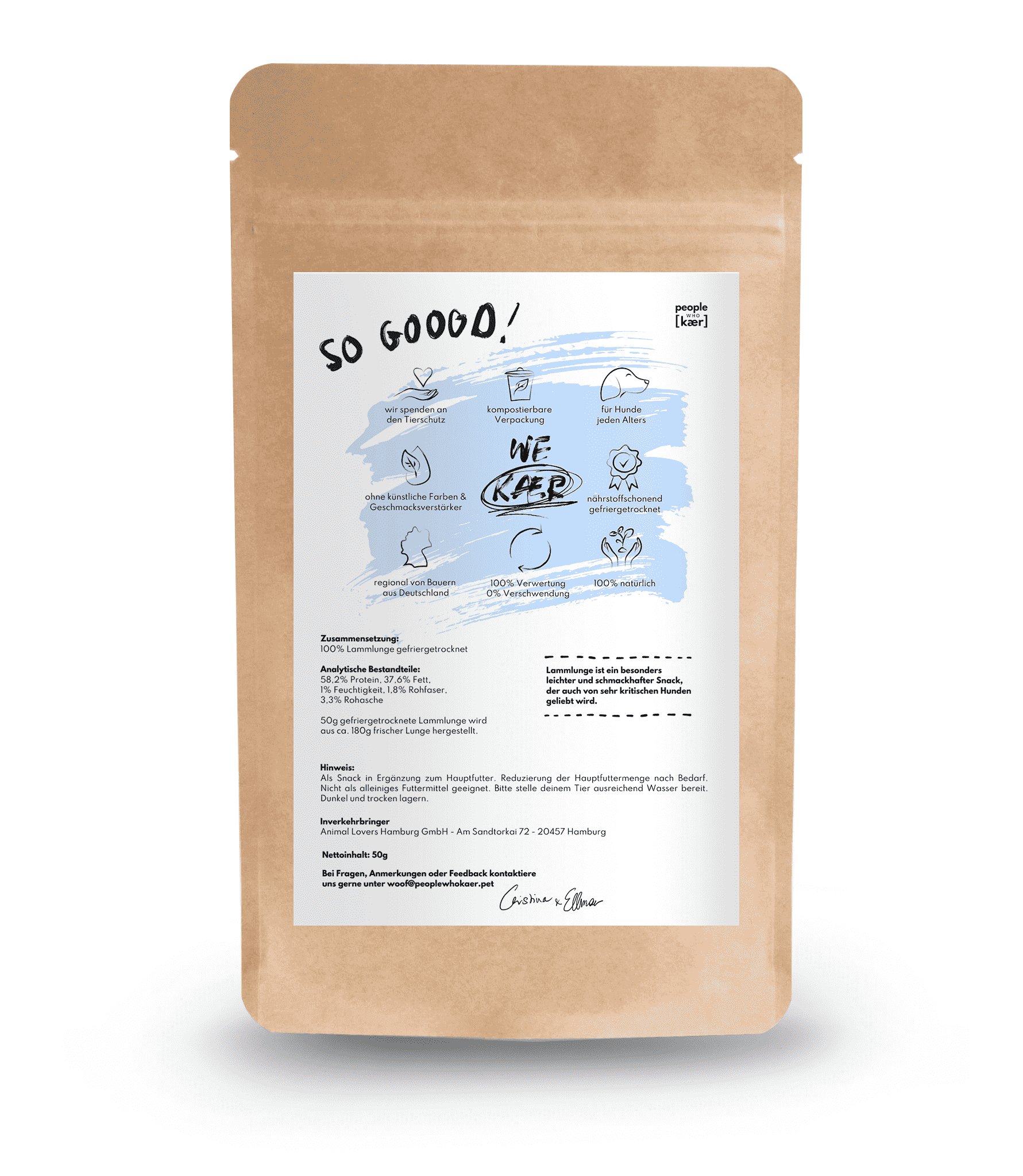 People Who Kaer - Lammlunge 50g – Bild 2